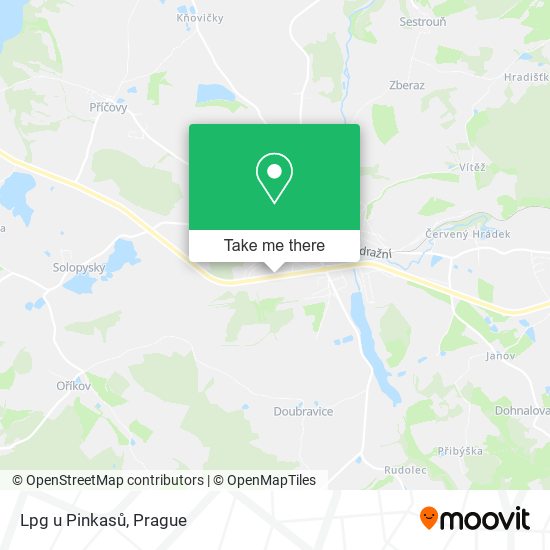 Lpg u Pinkasů map