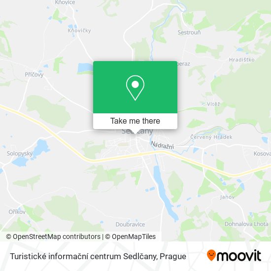 Turistické informační centrum Sedlčany map