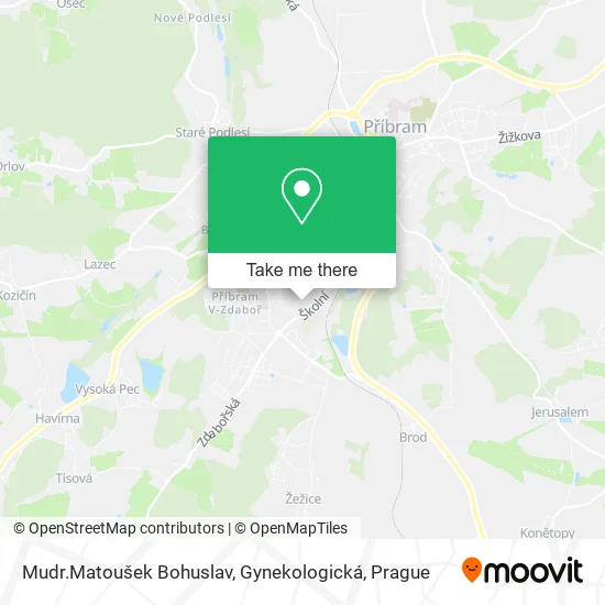 Карта Mudr.Matoušek Bohuslav, Gynekologická