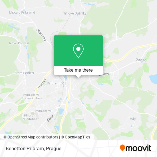 Карта Benetton Příbram