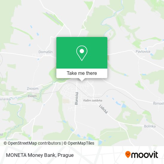 MONETA Money Bank map