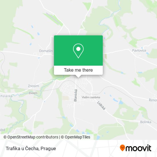 Trafika u Čecha map