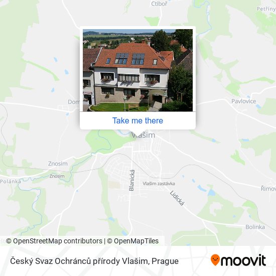 Český Svaz Ochránců přírody Vlašim map