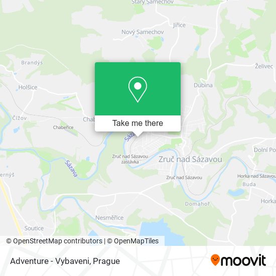 Adventure - Vybaveni map