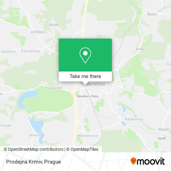 Карта Prodejna Krmiv