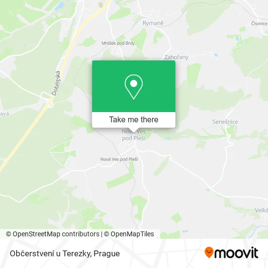 Карта Občerstvení u Terezky