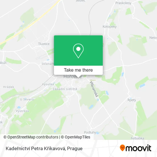 Карта Kadeřnictví Petra Křikavová