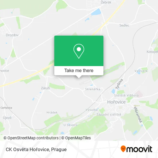 CK Osvěta Hořovice map