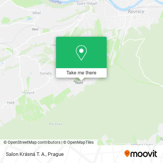 Карта Salon Krásná T. A.