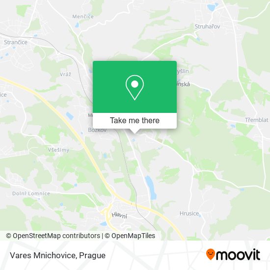Карта Vares Mnichovice