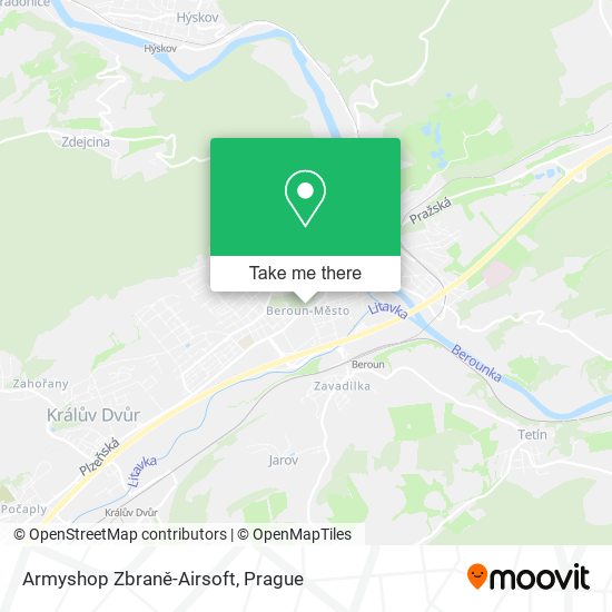 Armyshop Zbraně-Airsoft map