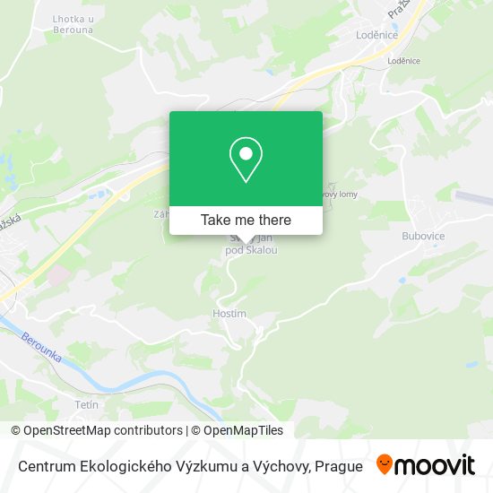 Centrum Ekologického Výzkumu a Výchovy map