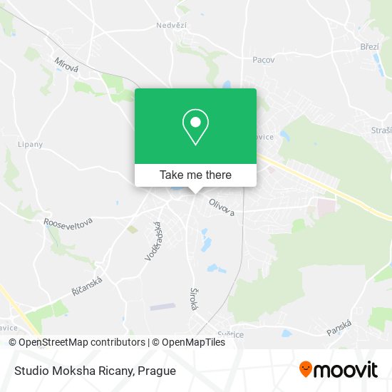 Studio Moksha Ricany map