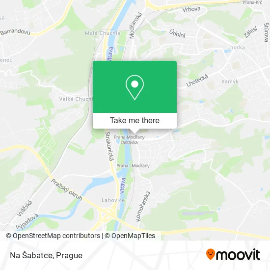 Карта Na Šabatce