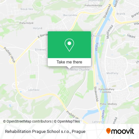 Rehabilitation Prague School s.r.o. map