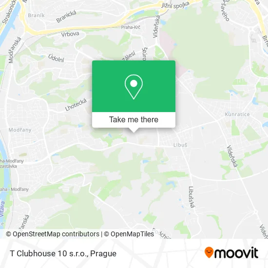 Карта T Clubhouse 10 s.r.o.