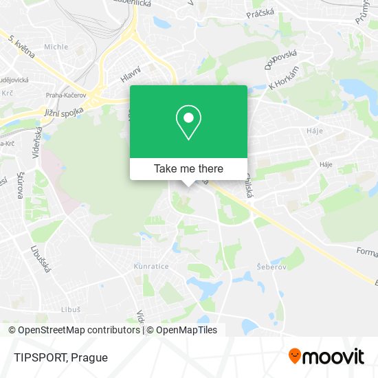 TIPSPORT map