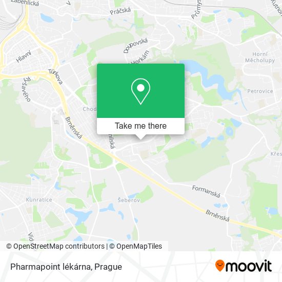 Pharmapoint lékárna map