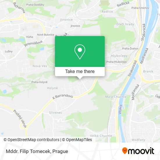 Карта Mddr. Filip Tomecek