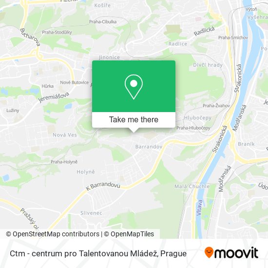 Ctm - centrum pro Talentovanou Mládež map