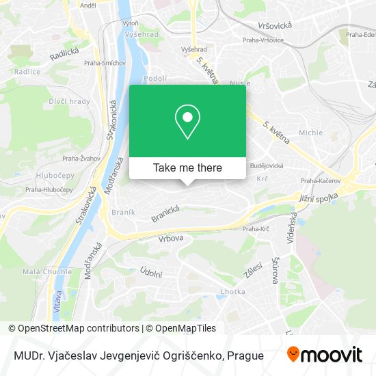 MUDr. Vjačeslav Jevgenjevič Ogriščenko map