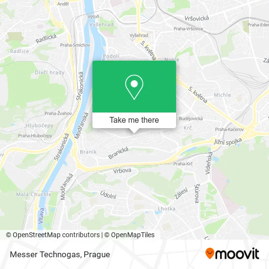 Карта Messer Technogas