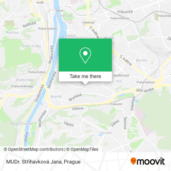MUDr. Střihavková Jana map