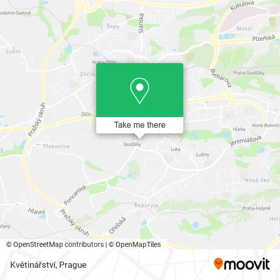 Květinářství map