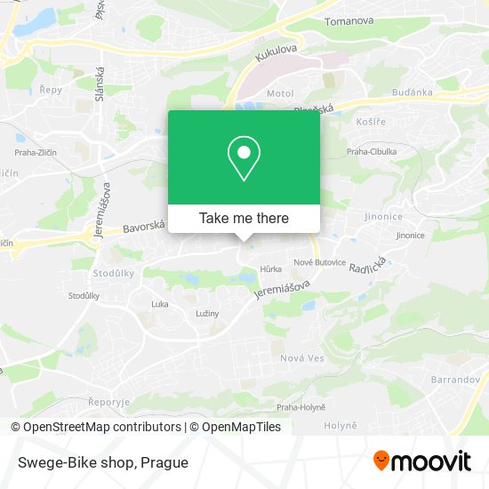 Swege-Bike shop map