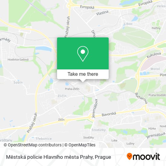 Městská policie Hlavního města Prahy map