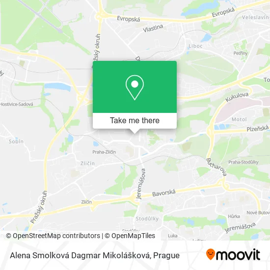 Карта Alena Smolková Dagmar Mikolášková