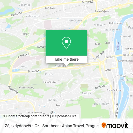 Карта Zájezdydosvěta.Cz - Southeast Asian Travel