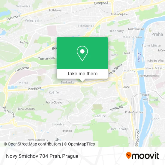 Карта Novy Smichov 704 Prah