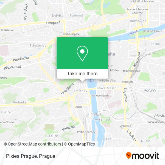 Карта Pixies Prague