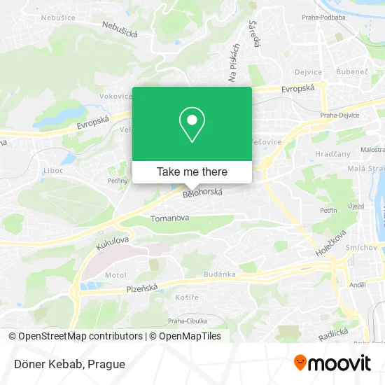 Карта Döner Kebab