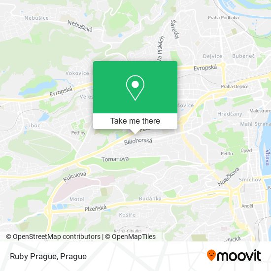 Карта Ruby Prague