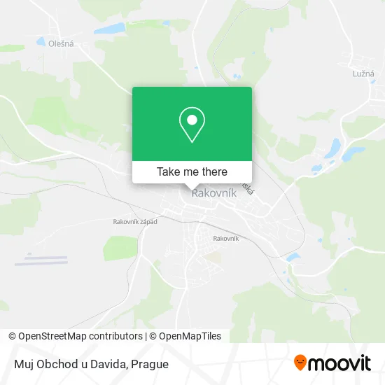 Карта Muj Obchod u Davida