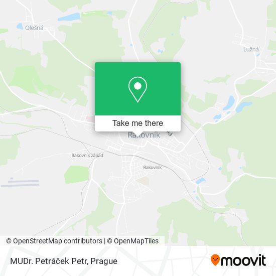 MUDr. Petráček Petr map
