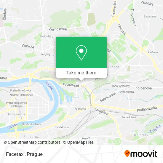 Карта Facetaxi