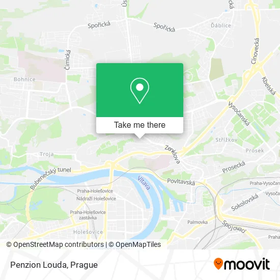 Penzion Louda map