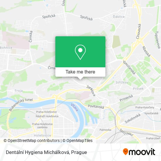 Dentální Hygiena Michálková map