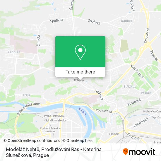 Modeláž Nehtů, Prodlužování Řas - Kateřina Slunečková map