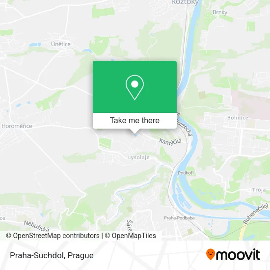 Карта Praha-Suchdol