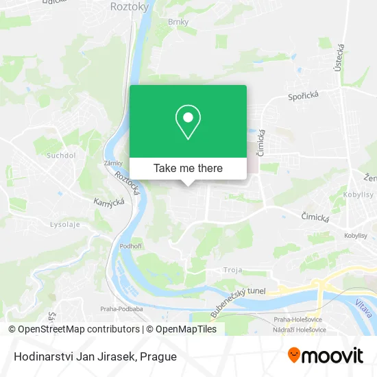 Карта Hodinarstvi Jan Jirasek