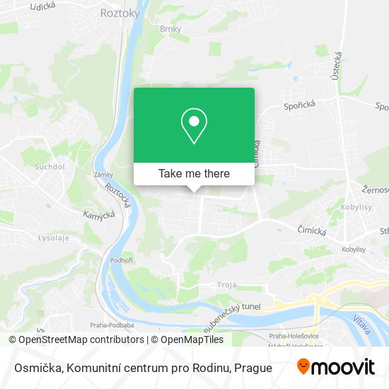 Карта Osmička, Komunitní centrum pro Rodinu