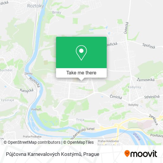 Půjčovna Karnevalových Kostýmů map