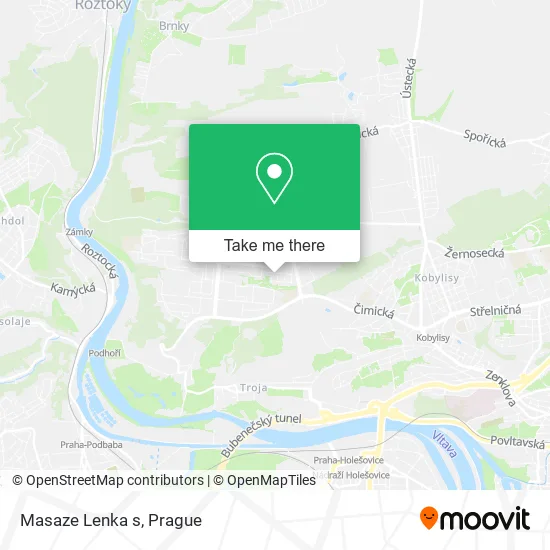 Карта Masaze Lenka s