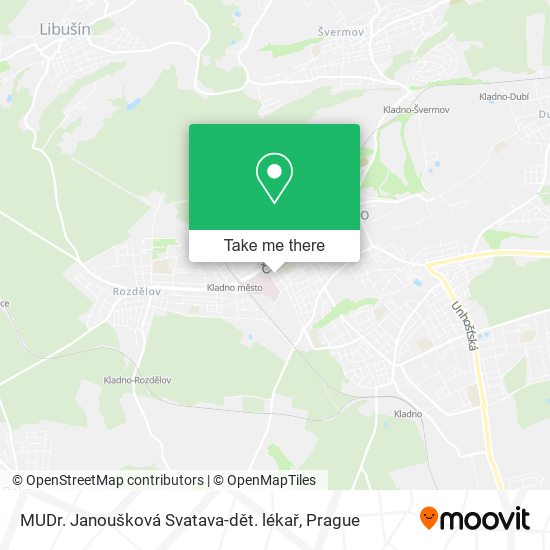 MUDr. Janoušková Svatava-dět. lékař map