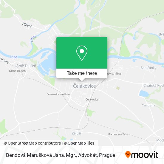 Bendová Marušková Jana, Mgr., Advokát map