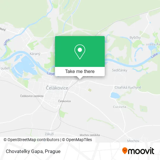 Карта Chovatelky Gapa